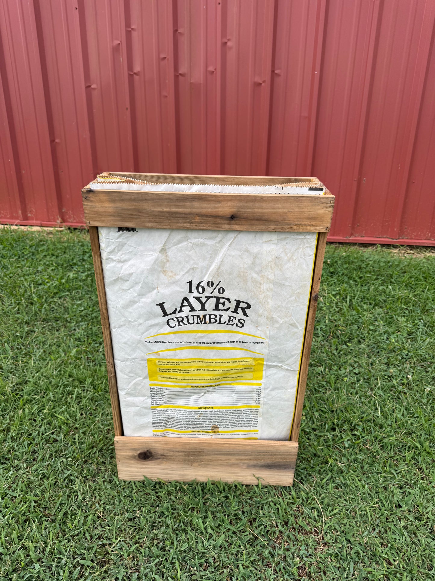 Farmhouse Trash Bin
