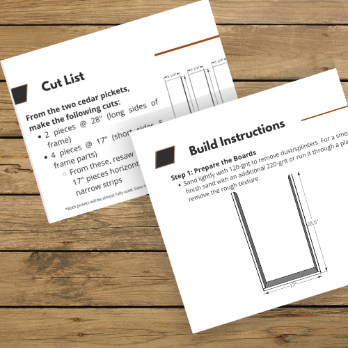 DIY Woodworking Plans – Rustic Feed Bag Garbage Bin + BONUS Feed Bag Holder (Digital PDF)